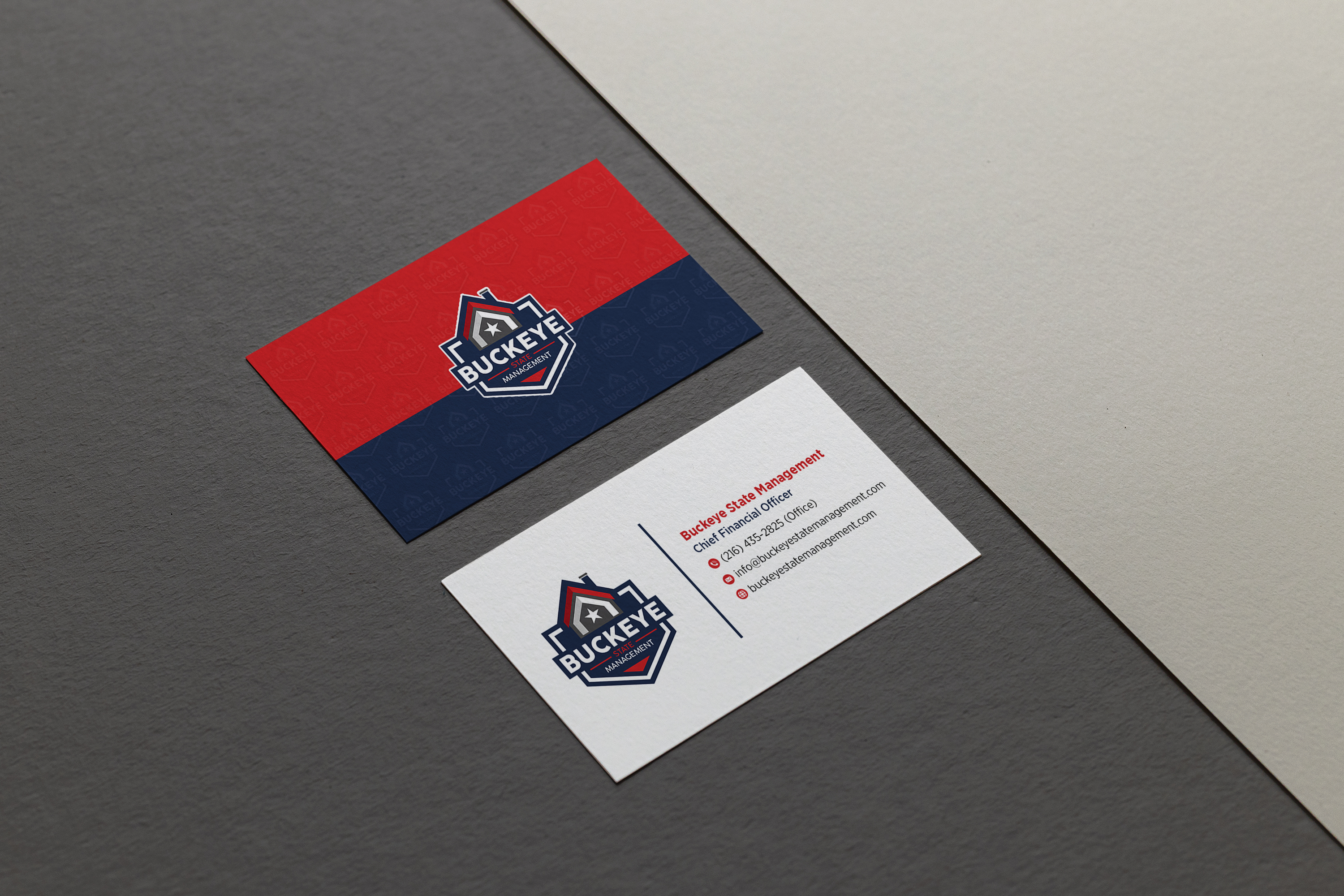 Design de Carte de Visite par GraphicsGuru pour Buckeye State Management | Design #37198685