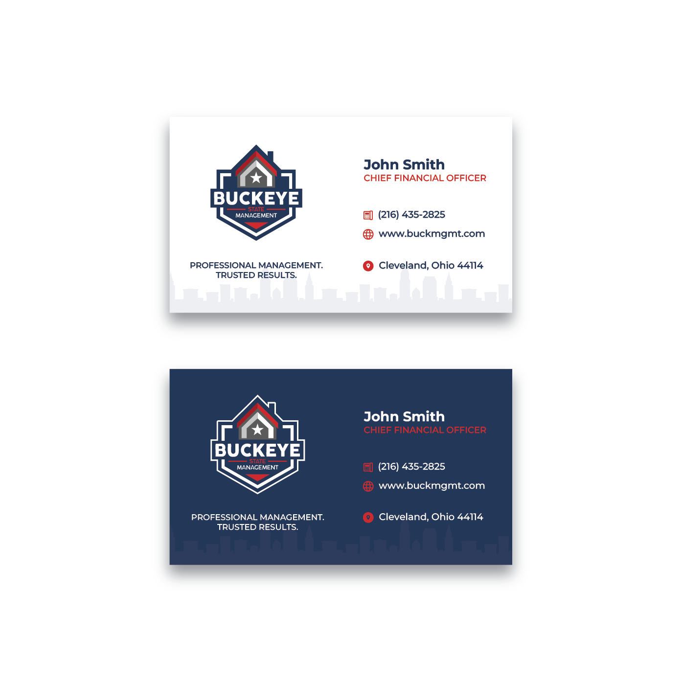 Design de Carte de Visite par Hitesh21 pour Buckeye State Management | Design #37187439