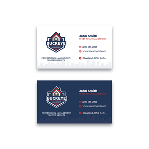 Design de Carte de Visite par Hitesh21 pour Buckeye State Management | Design : #37187439