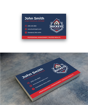 Design de Carte de Visite par Hitesh21 pour Buckeye State Management | Design : #37190101