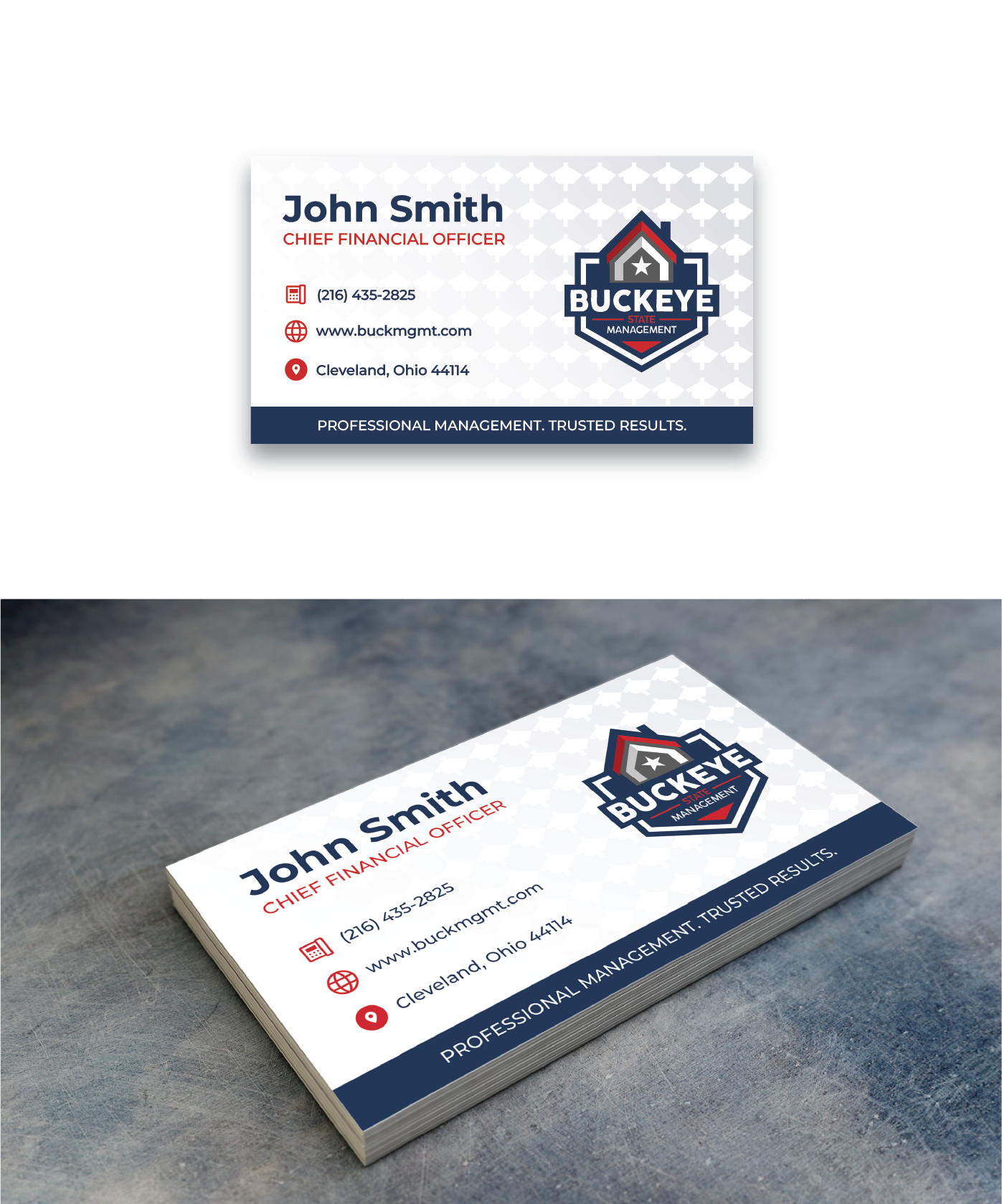 Design de Carte de Visite par Hitesh21 pour Buckeye State Management | Design #37190552
