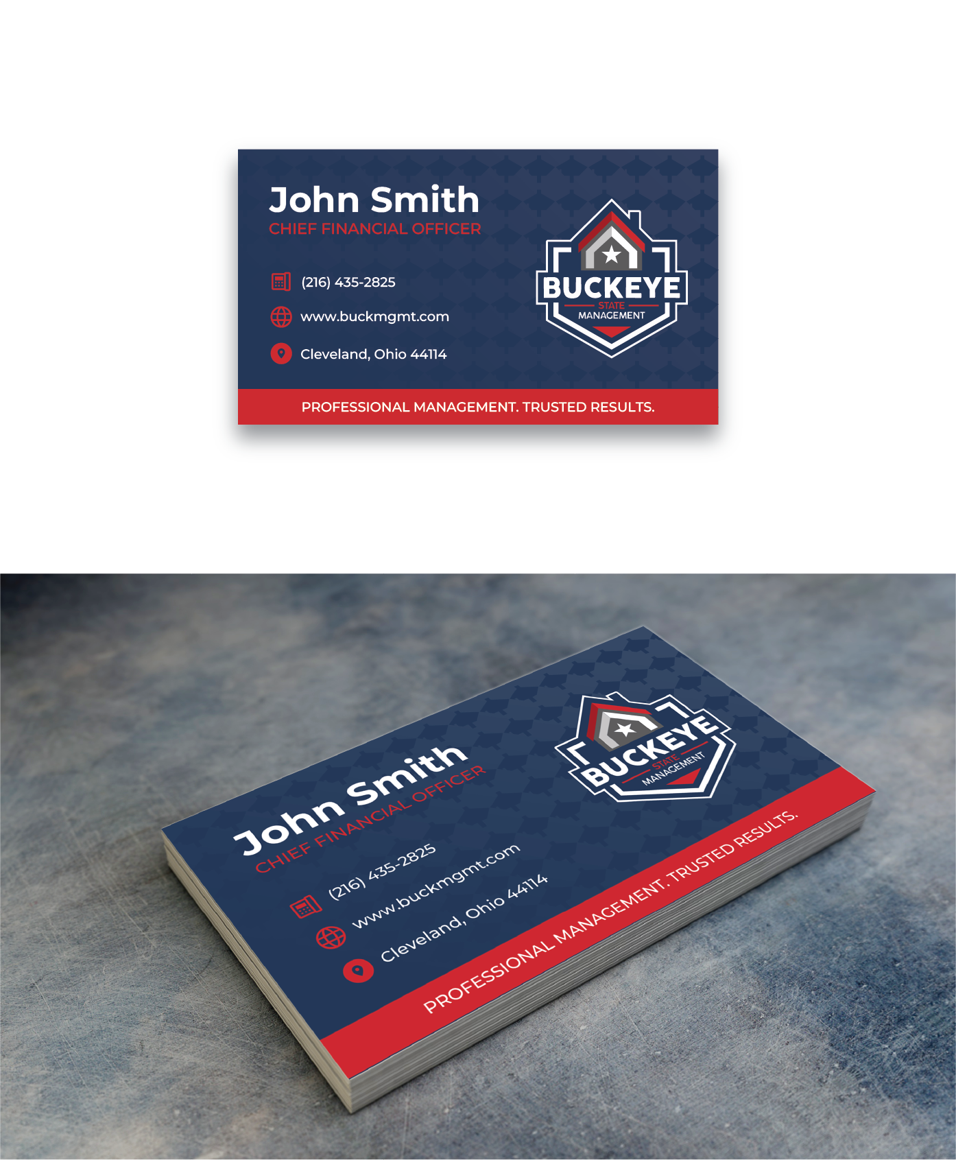 Design de Carte de Visite par Hitesh21 pour Buckeye State Management | Design #37190553