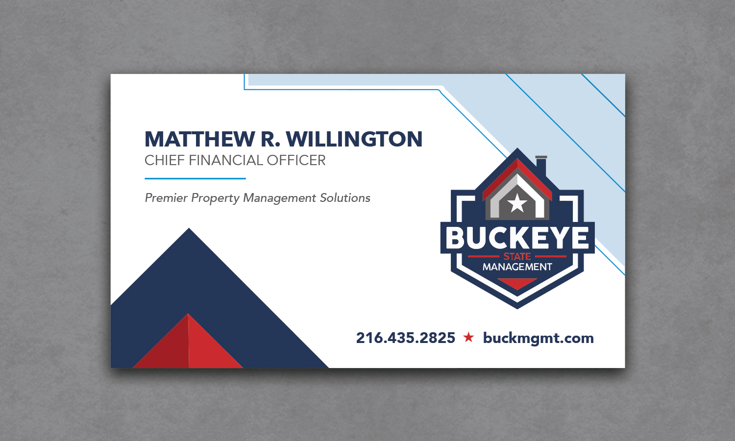 Design de Carte de Visite par LH Formal Design pour Buckeye State Management | Design #37196287