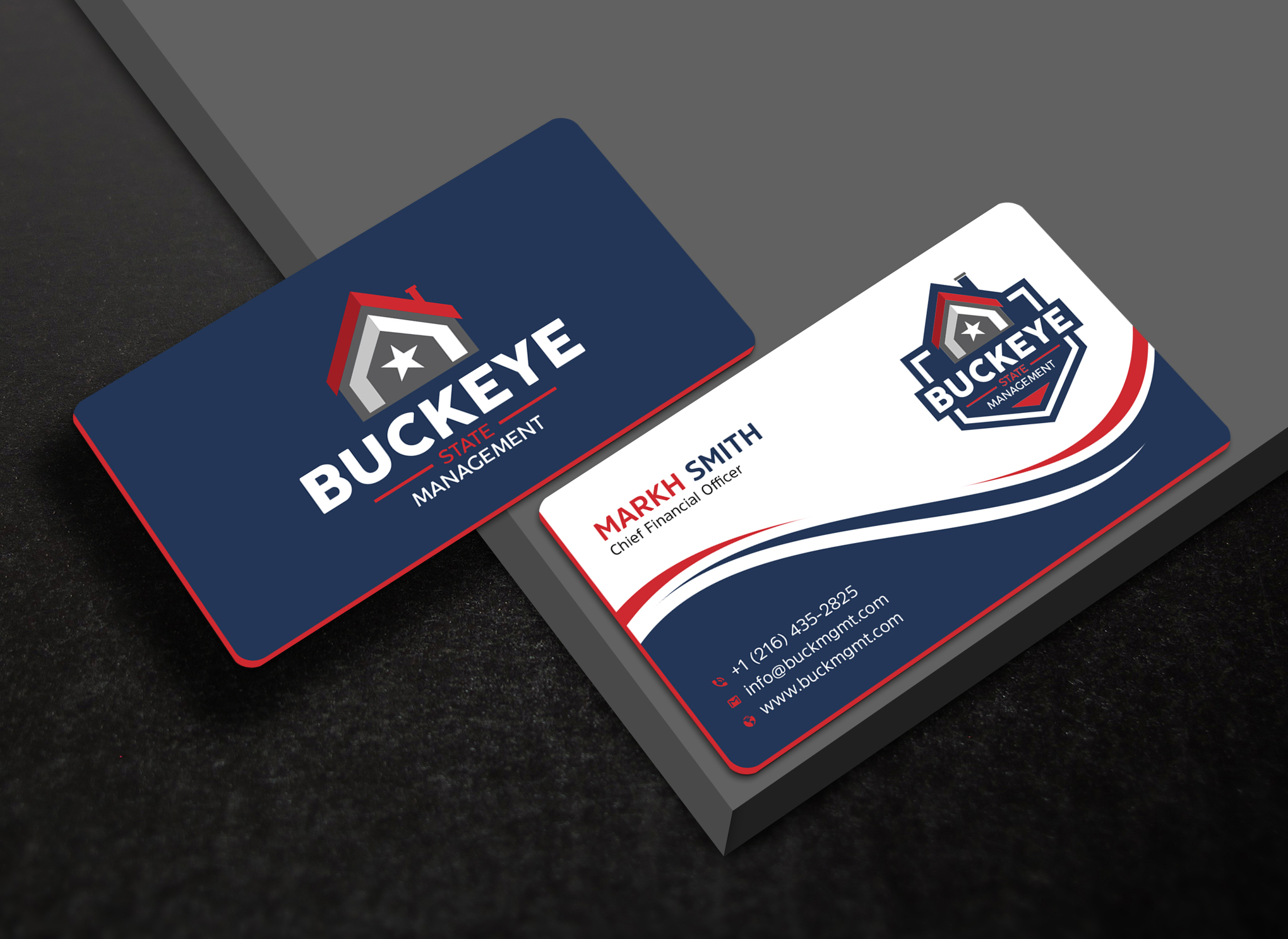 Business Card Design by Ekramul Hossen 2 for Buckeye State Management | Design #37180841