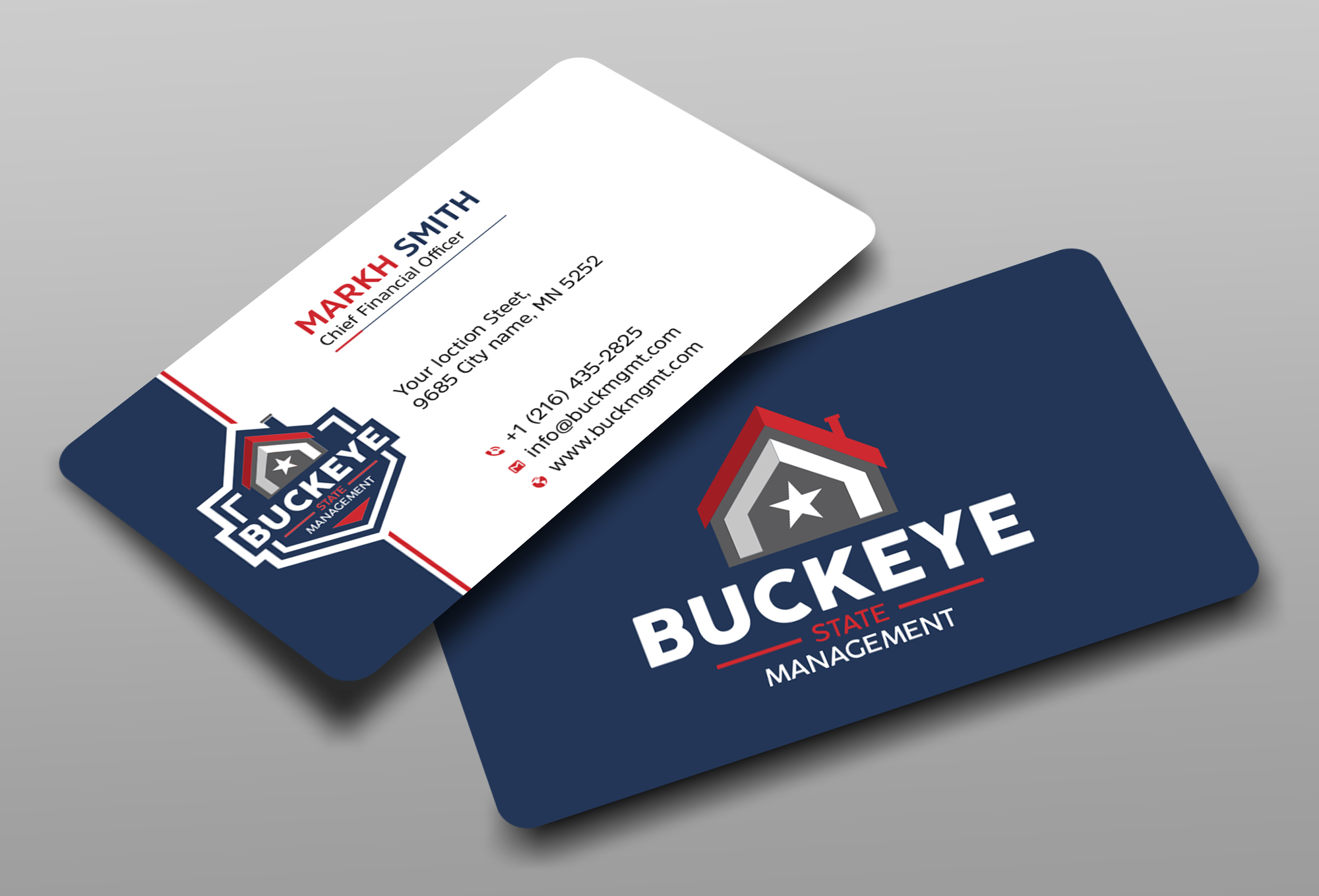 Design de Carte de Visite par Ekramul Hossen 2 pour Buckeye State Management | Design #37201157