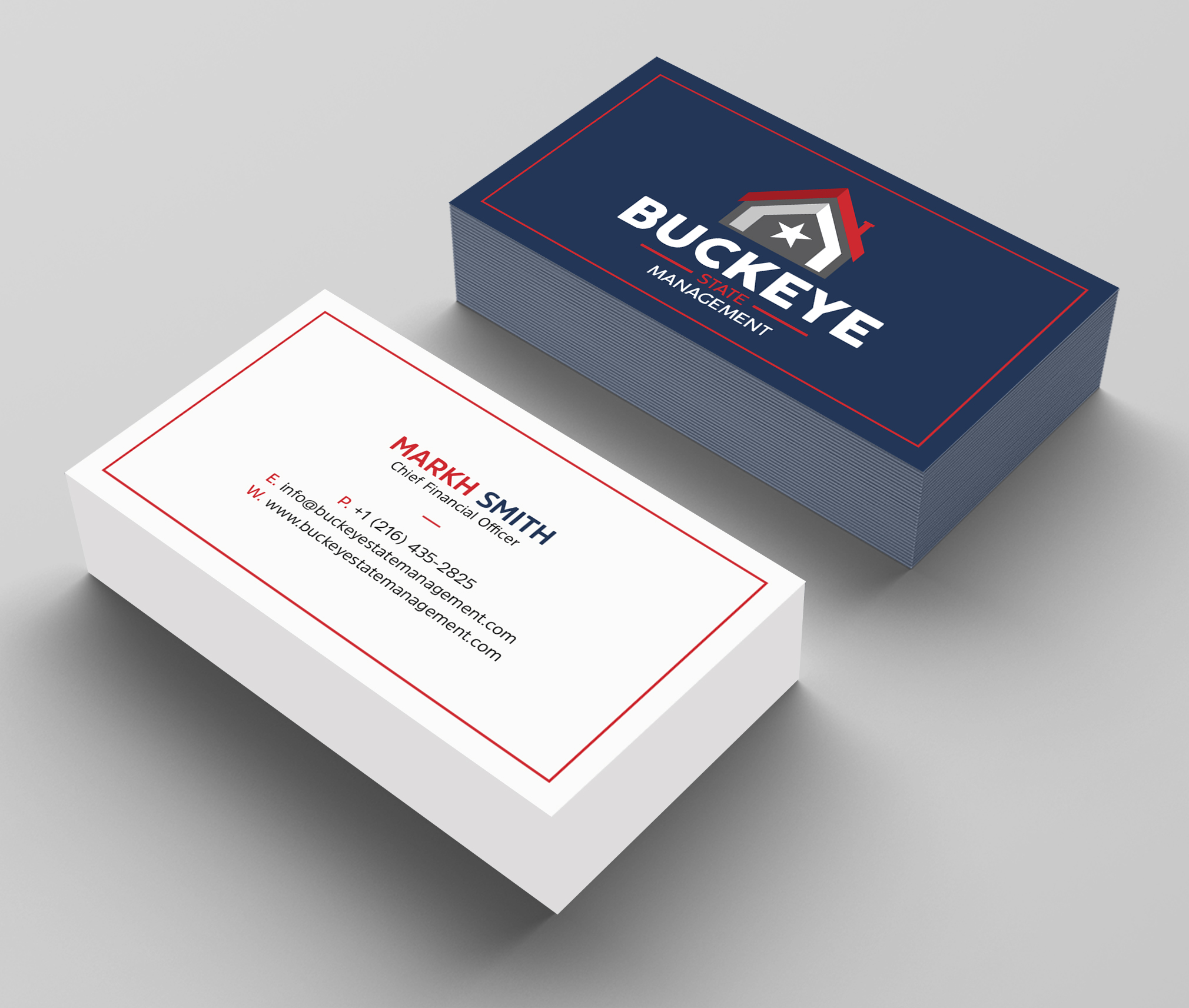 Design de Carte de Visite par Ekramul Hossen 2 pour Buckeye State Management | Design #37201160