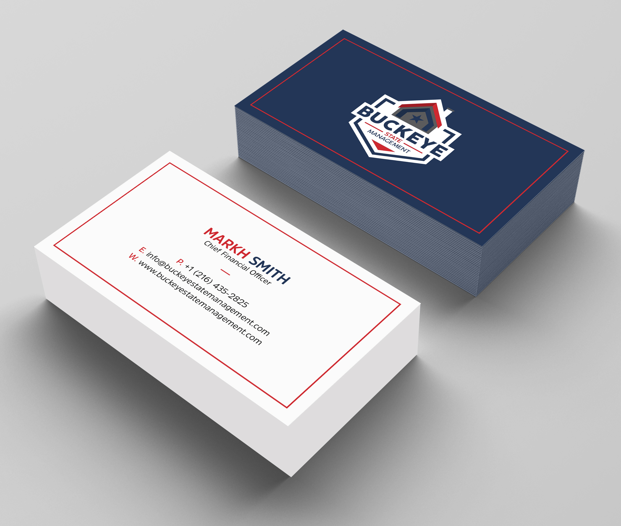 Design de Carte de Visite par Ekramul Hossen 2 pour Buckeye State Management | Design #37201164