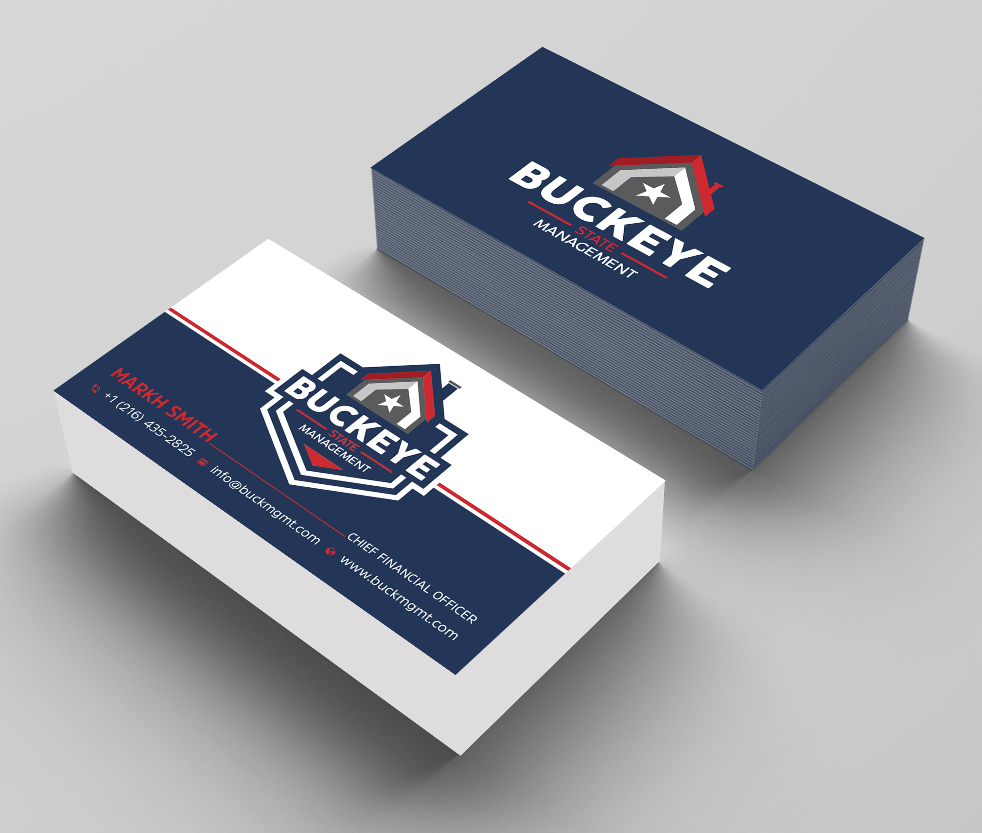 Design de Carte de Visite par Ekramul Hossen 2 pour Buckeye State Management | Design #37201204