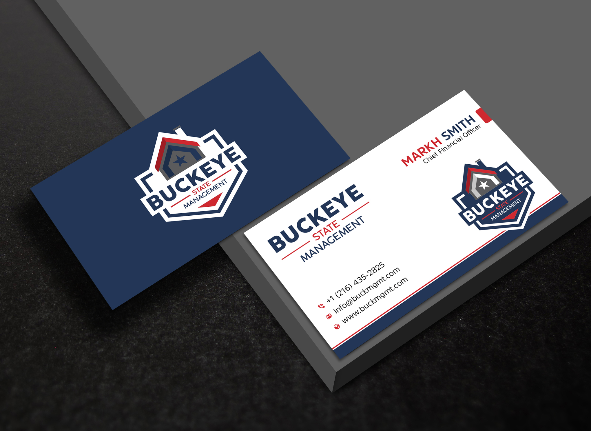 Design de Carte de Visite par Ekramul Hossen 2 pour Buckeye State Management | Design #37214570