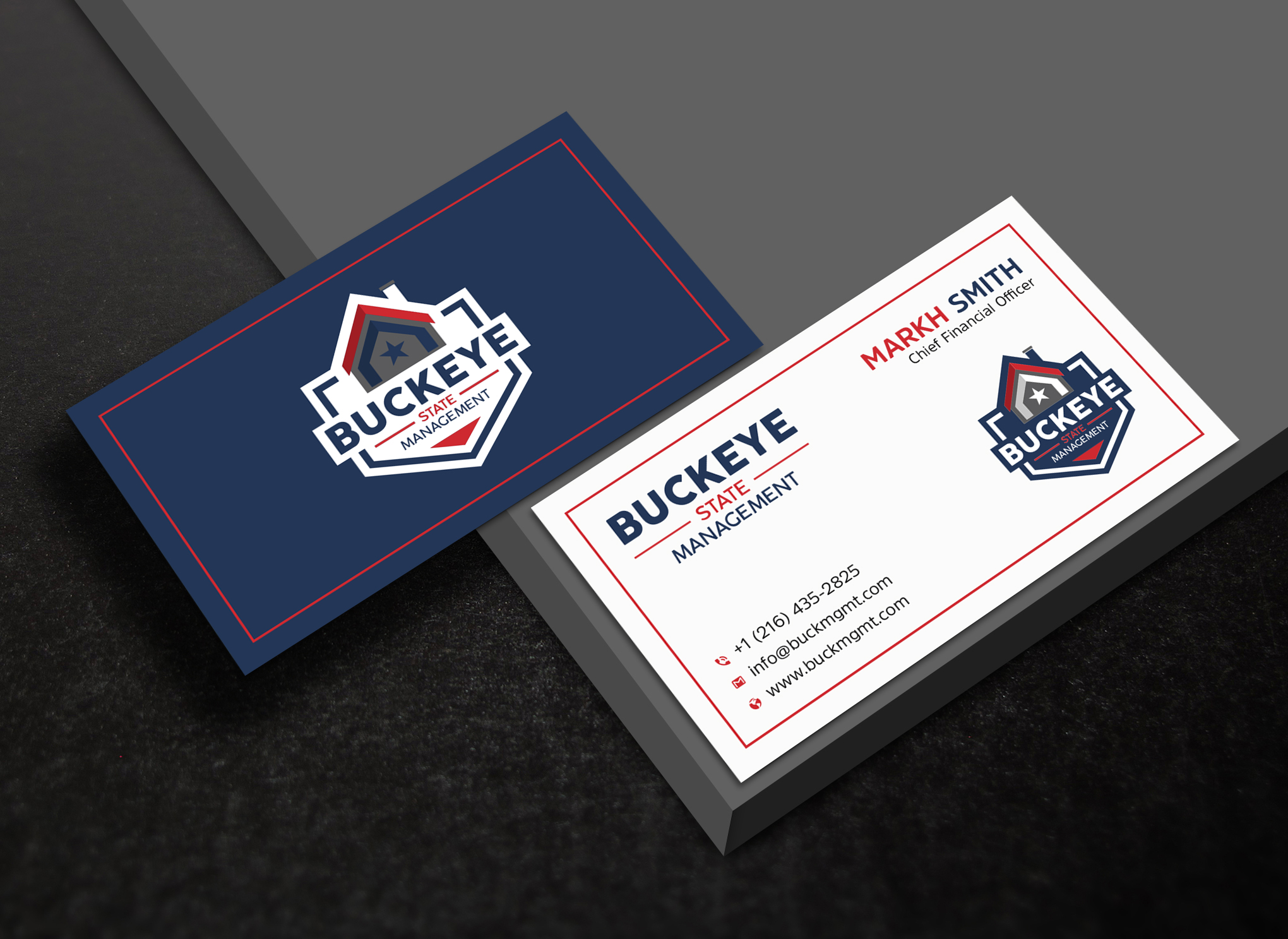 Design de Carte de Visite par Ekramul Hossen 2 pour Buckeye State Management | Design #37214573