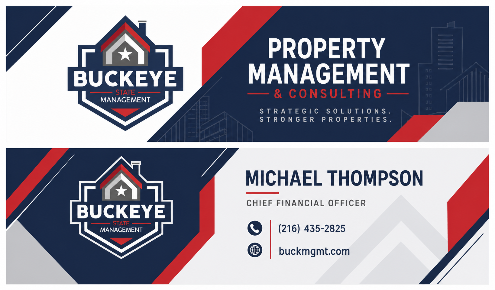 Design de Carte de Visite par Design92 pour Buckeye State Management | Design #37208604