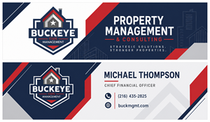 Design de Carte de Visite par Design92 pour Buckeye State Management | Design : #37208604