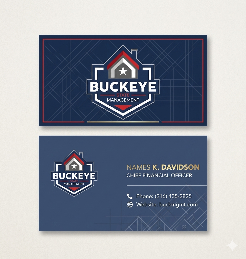 Business Card Design by Kkanti for Buckeye State Management | Design #37208610