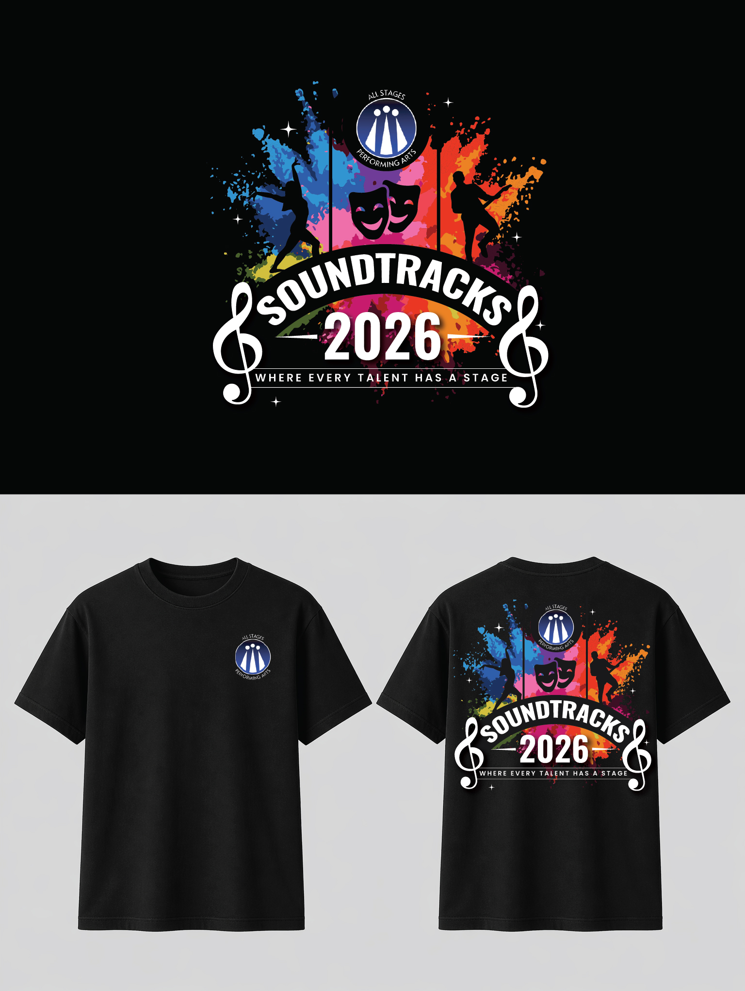 Logo Design by rgb01 for All Stages Performing Arts | Design #37185327