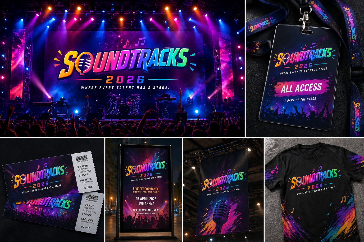 Logo Design by Adeikhan for All Stages Performing Arts | Design #37182528