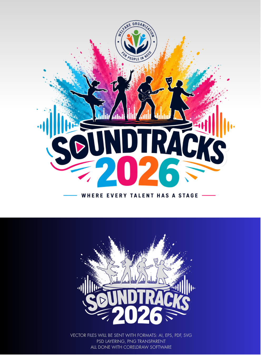 Logo Design by Kkanti for All Stages Performing Arts | Design #37208656