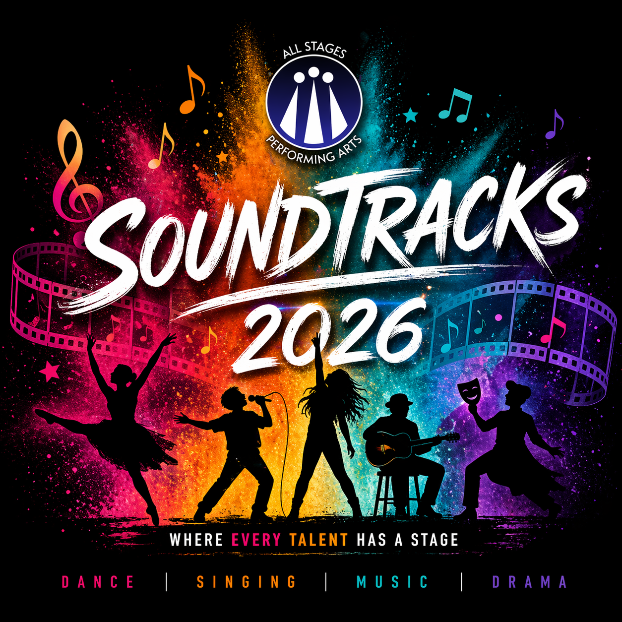 Logo Design by WindArt _Studio for All Stages Performing Arts | Design #37179581