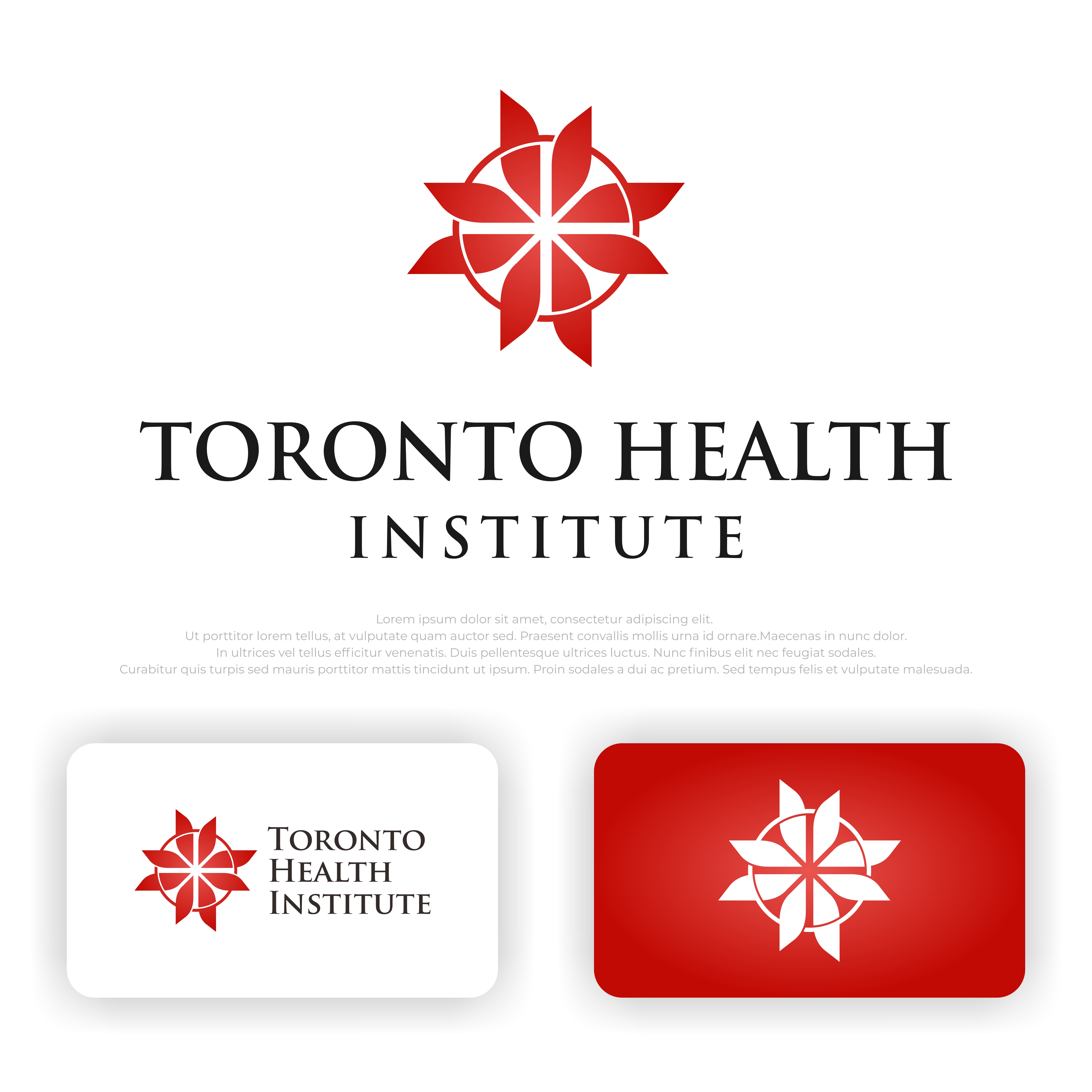 Logo Design by Hizkia Design for Toronto Health Institute | Design #37185779