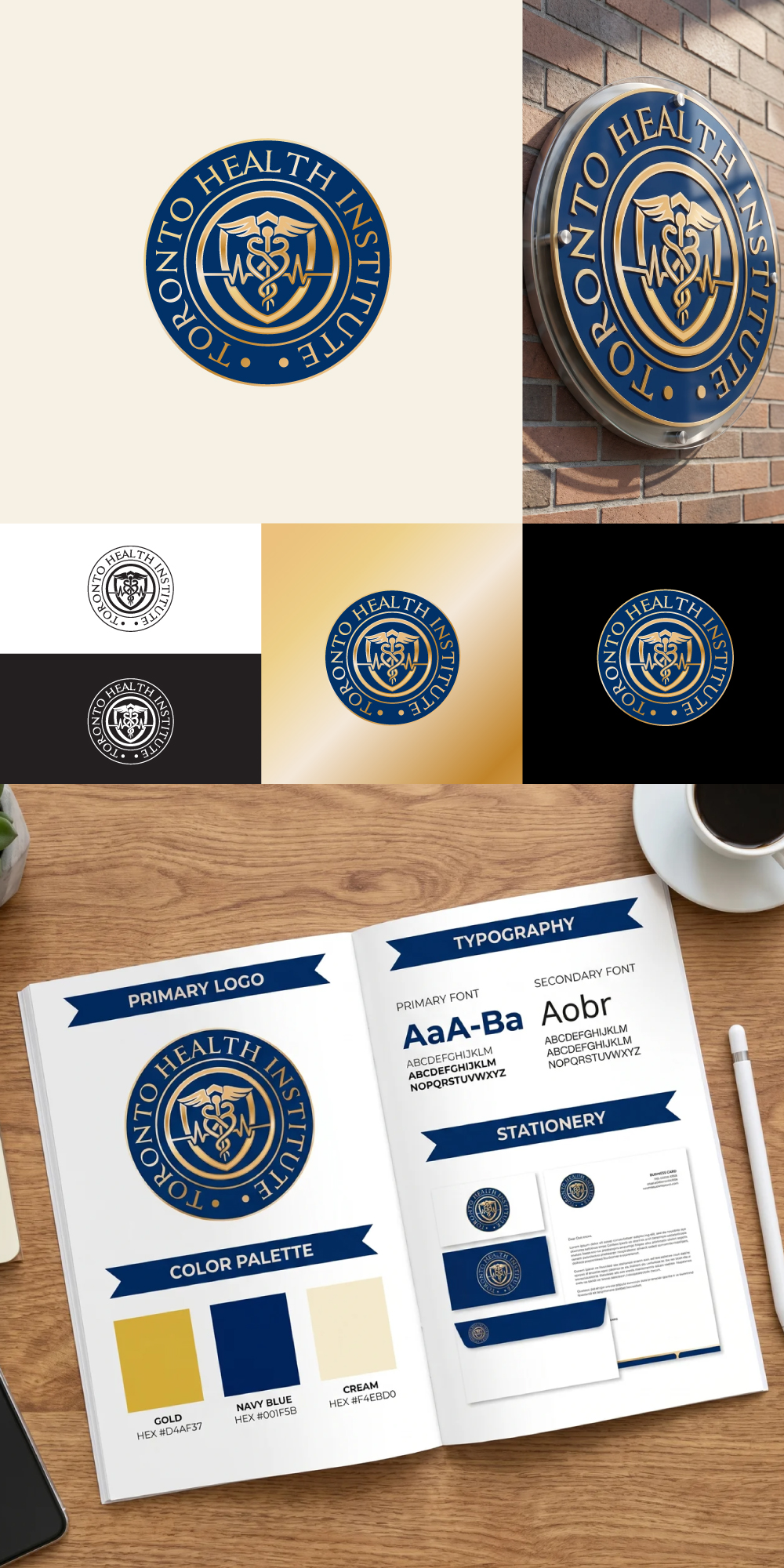 Logo Design by Gol D Roger™ for Toronto Health Institute | Design #37187920