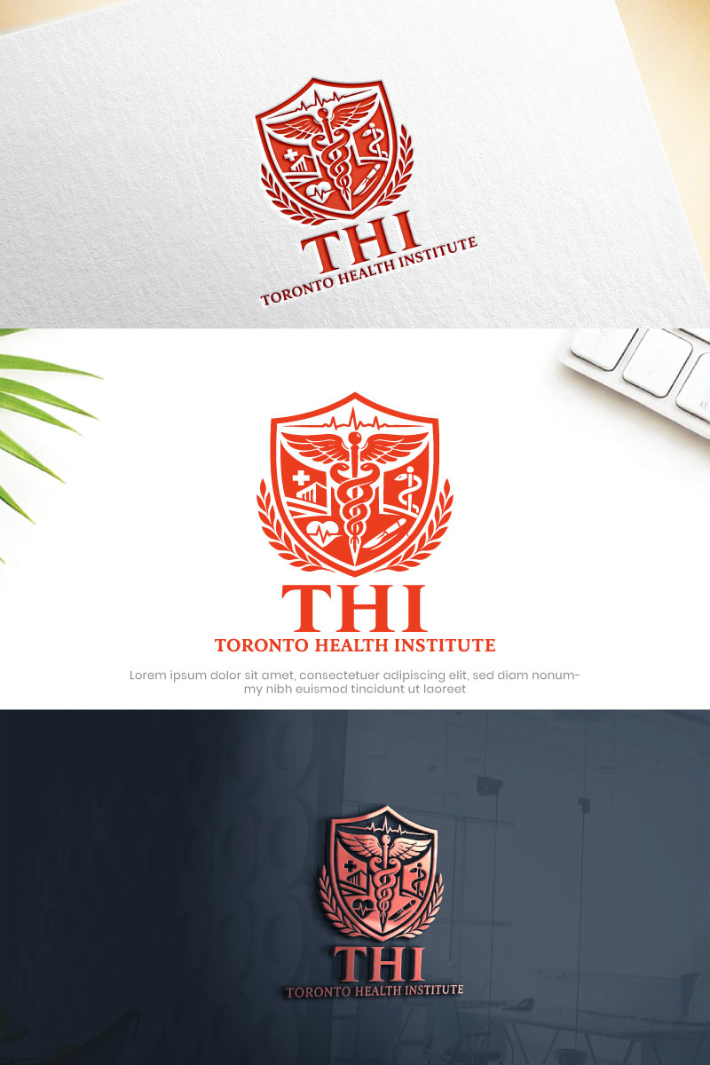 Logo Design by Hamza  Al-Muttalib for Toronto Health Institute | Design #37186189