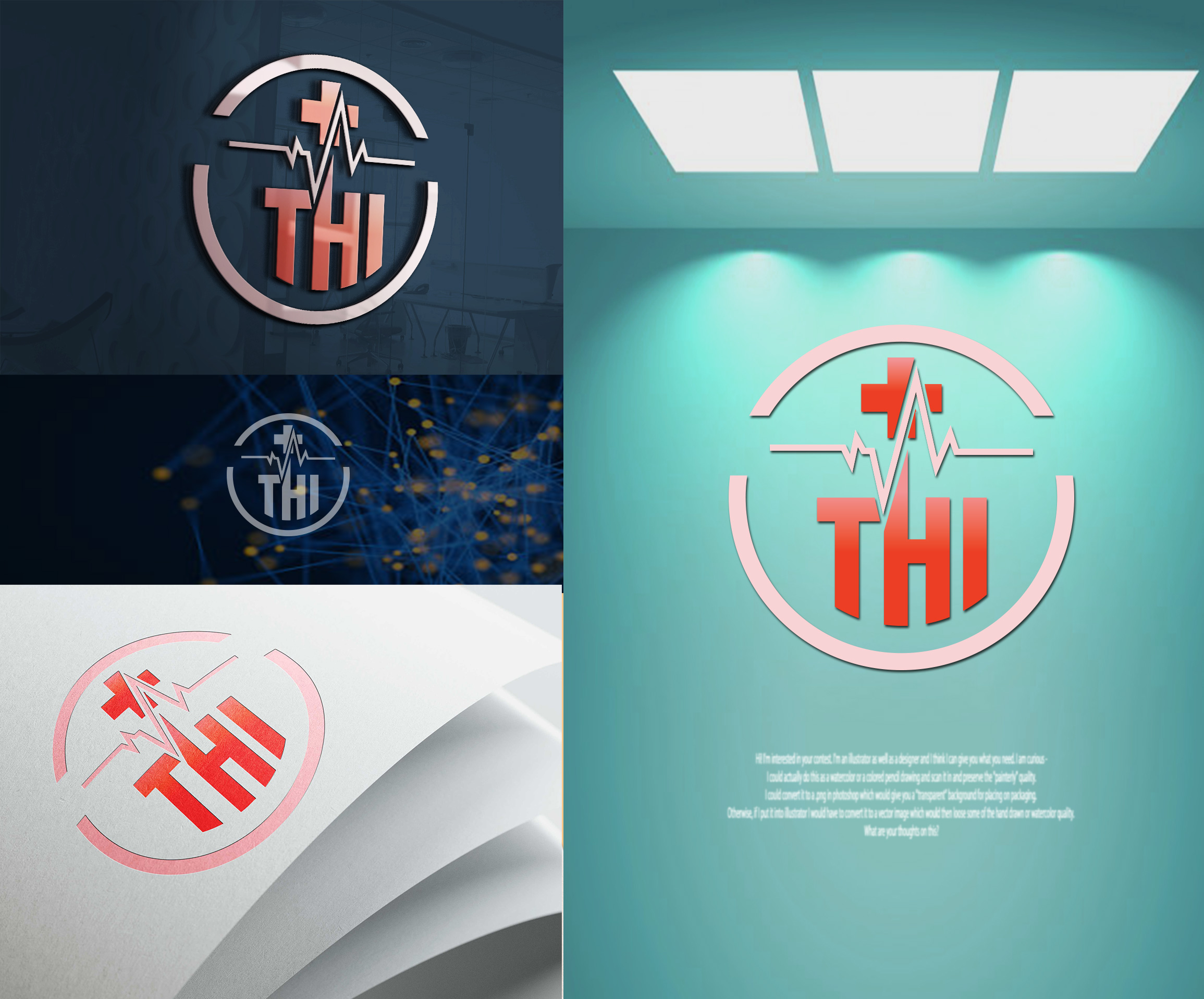 Logo Design by Wonderful design for Toronto Health Institute | Design #37184121