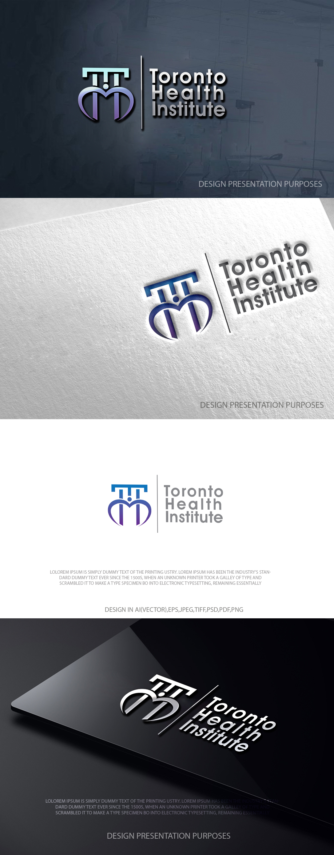 Logo Design by zebronicgraphic for Toronto Health Institute | Design #37187679