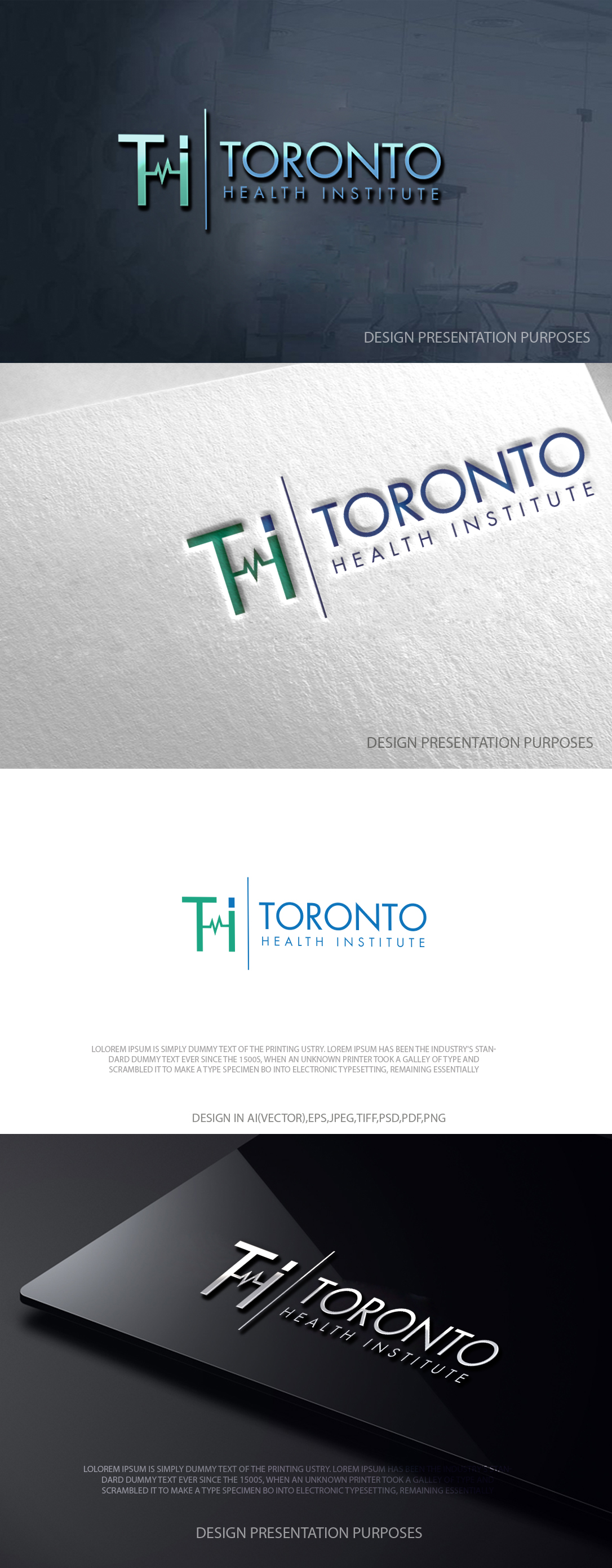 Logo Design by zebronicgraphic for Toronto Health Institute | Design #37187681
