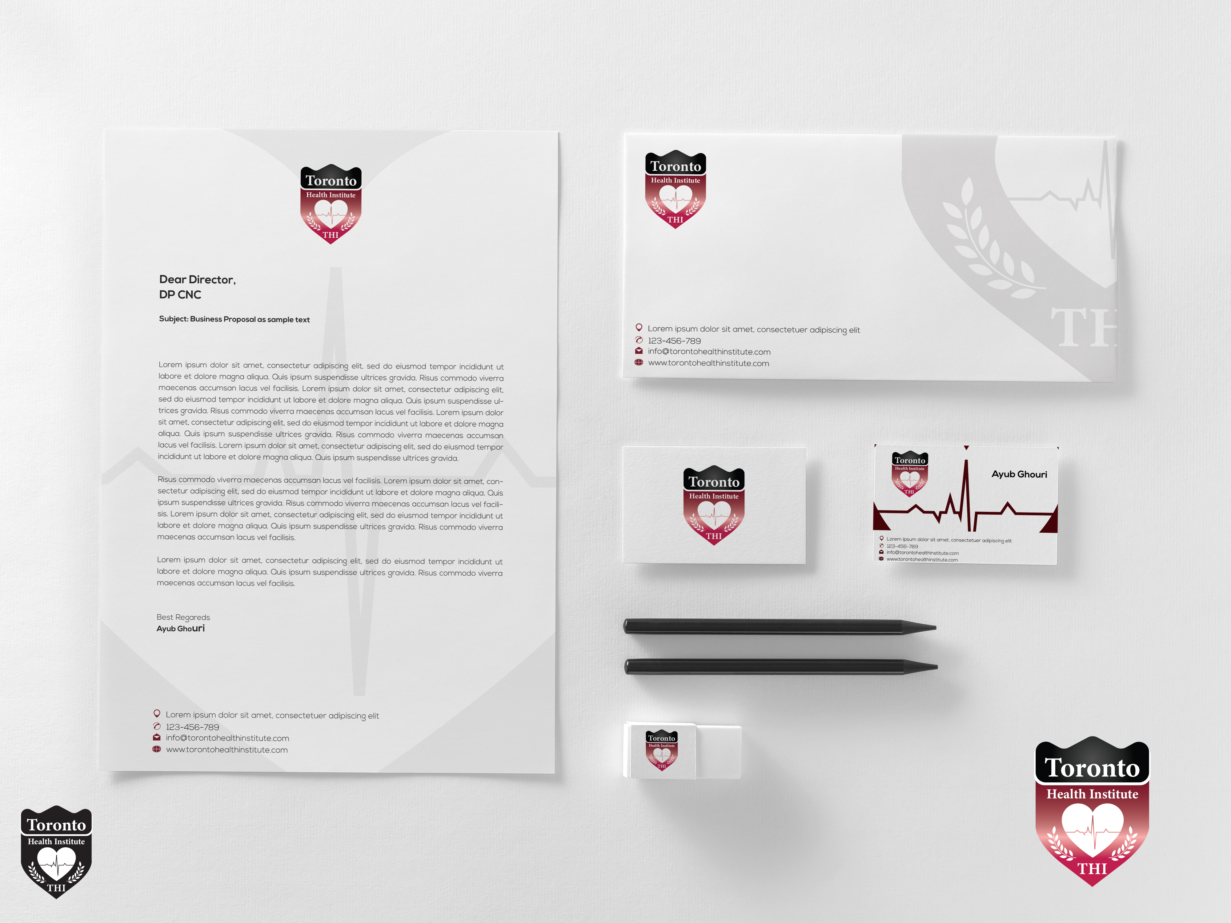 Logo Design by Ayub Ghouri for Toronto Health Institute | Design #37186501