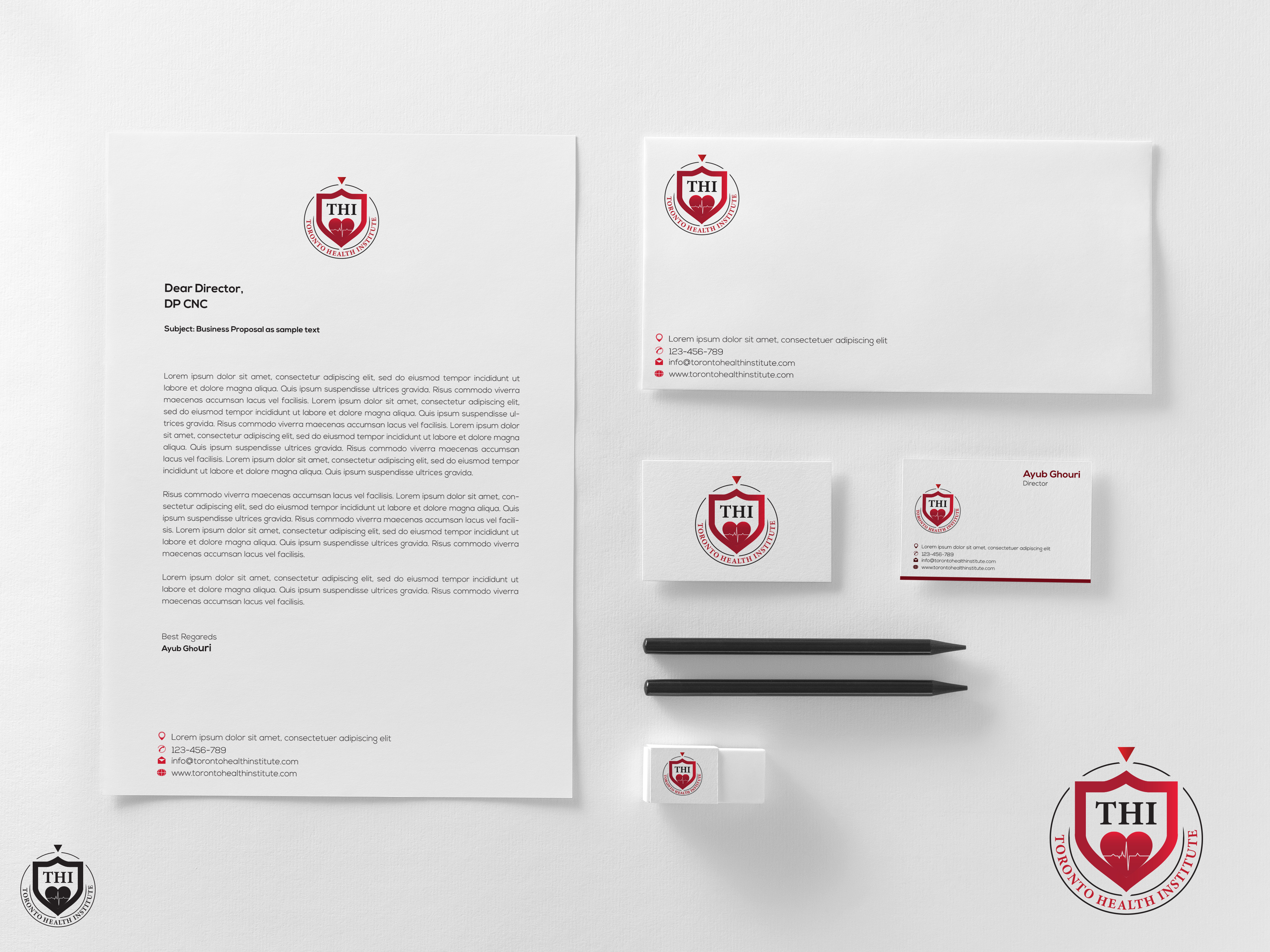 Logo Design by Ayub Ghouri for Toronto Health Institute | Design #37186502