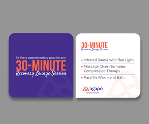 Design de Carte de Visite par Andrés Sebastián pour Agapé Physical Therapy | Design : #37186684