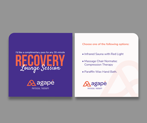 Design de Carte de Visite par Andrés Sebastián pour Agapé Physical Therapy | Design : #37186732