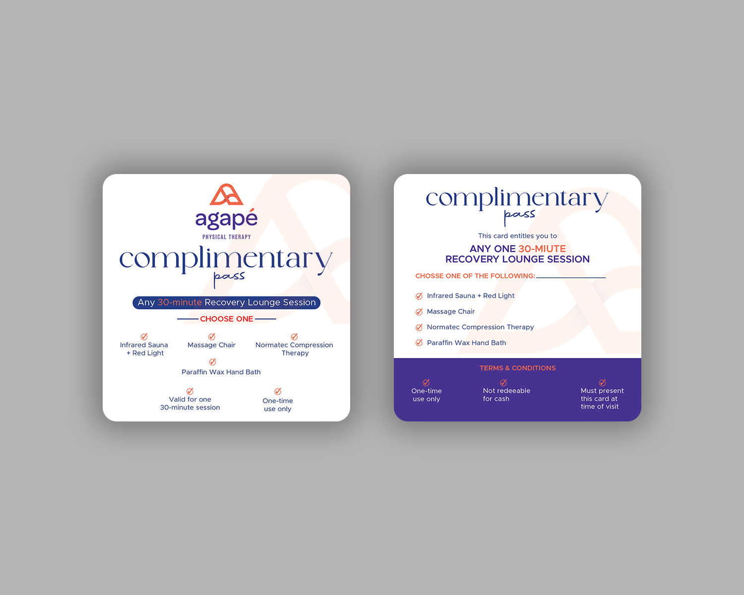 Design de Carte de Visite par Expert Bappy pour Agapé Physical Therapy | Design #37184649