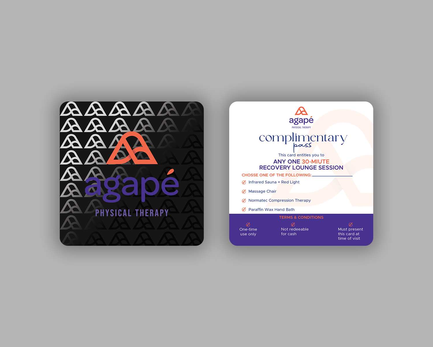 Design de Carte de Visite par Expert Bappy pour Agapé Physical Therapy | Design #37184704