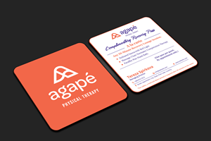 Design de Carte de Visite par DesignerShahadat pour Agapé Physical Therapy | Design : #37184574