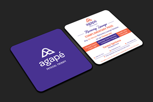 Design de Carte de Visite par DesignerShahadat pour Agapé Physical Therapy | Design : #37185796