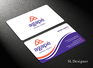 Design de Carte de Visite par SL Designer pour Agapé Physical Therapy | Design : #37183714