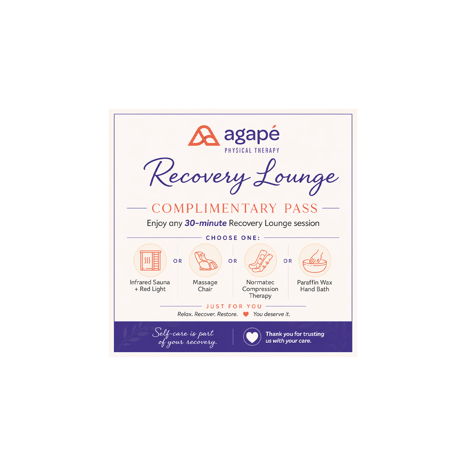 Design de Carte de Visite par Filo F pour Agapé Physical Therapy | Design #37187538