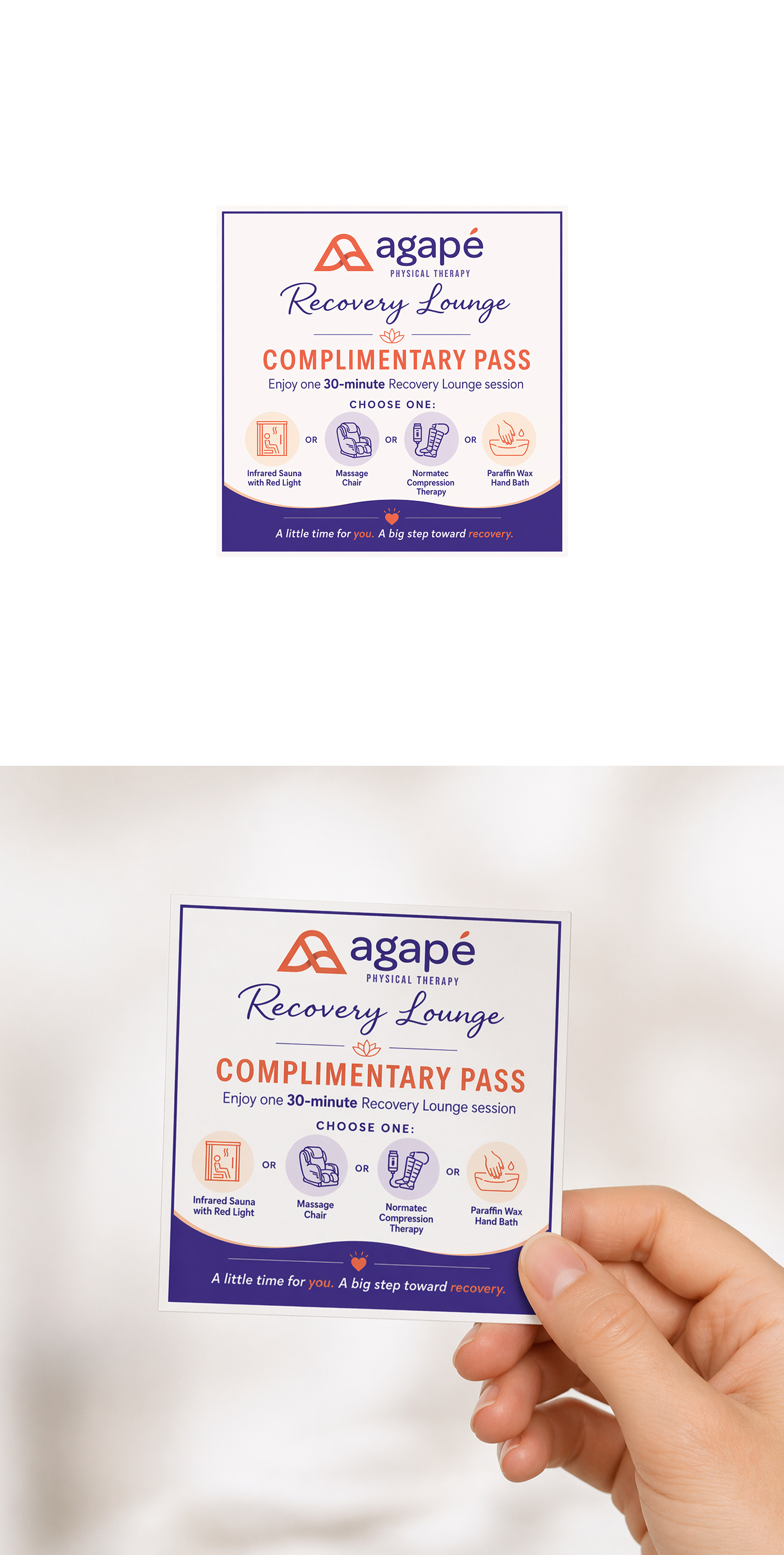 Design de Carte de Visite par Filo F pour Agapé Physical Therapy | Design #37187624