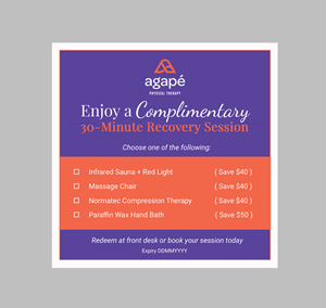 Design de Carte de Visite par DA. pour Agapé Physical Therapy | Design : #37186039