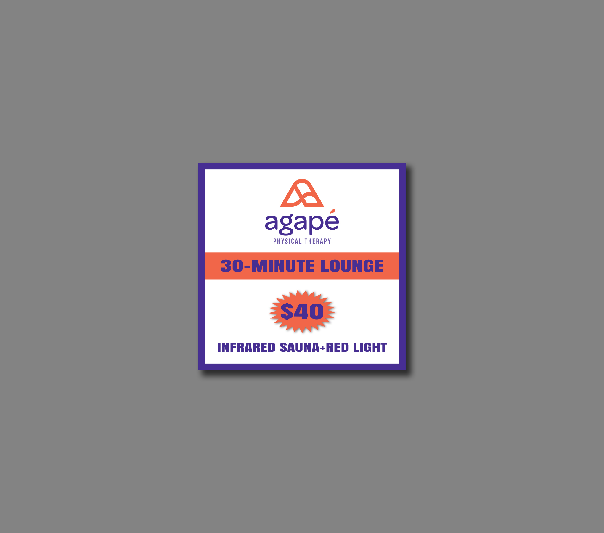 Design de Carte de Visite par Ekramul Hossen 2 pour Agapé Physical Therapy | Design #37186614