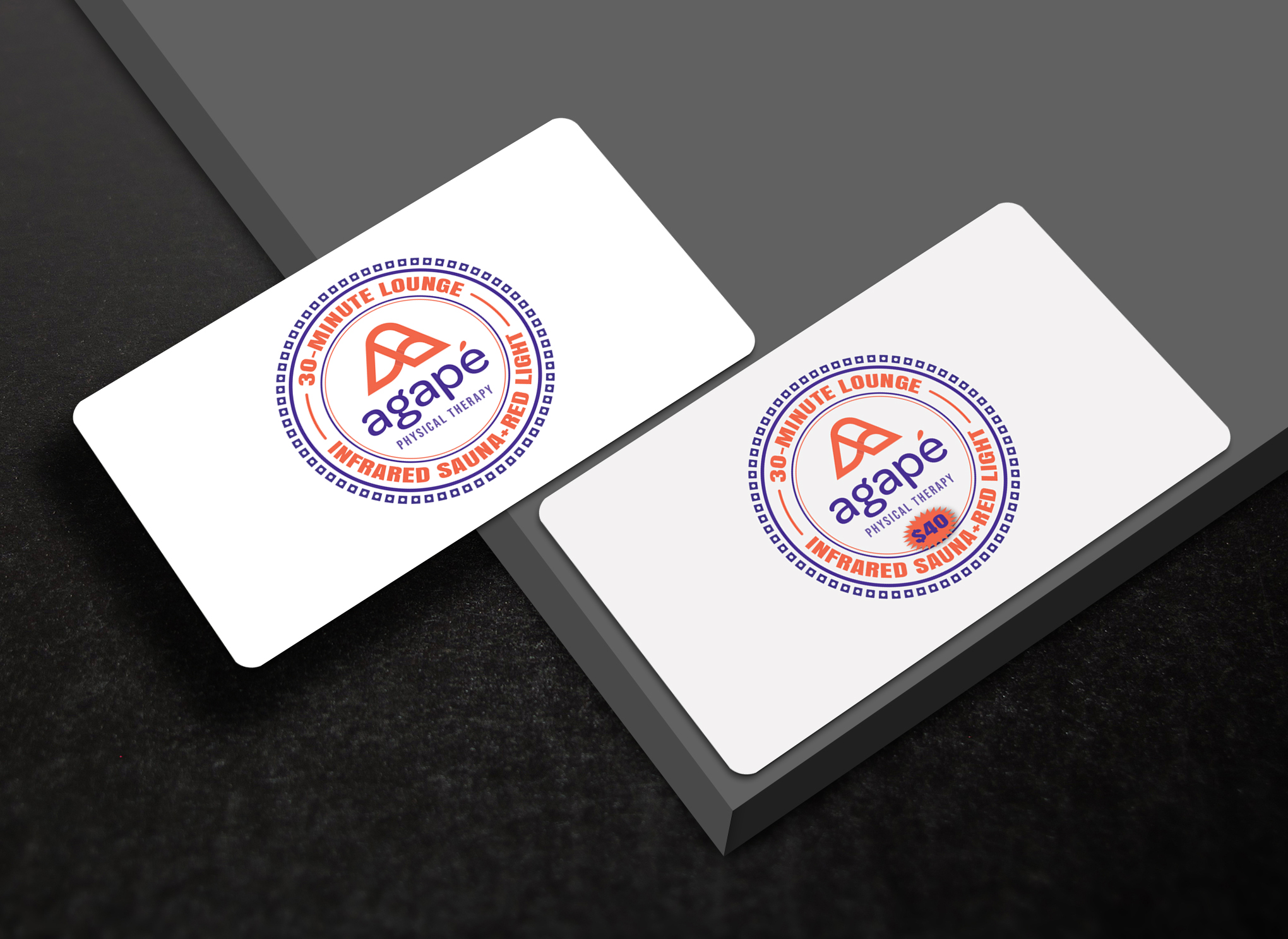 Design de Carte de Visite par Ekramul Hossen 2 pour Agapé Physical Therapy | Design #37186620