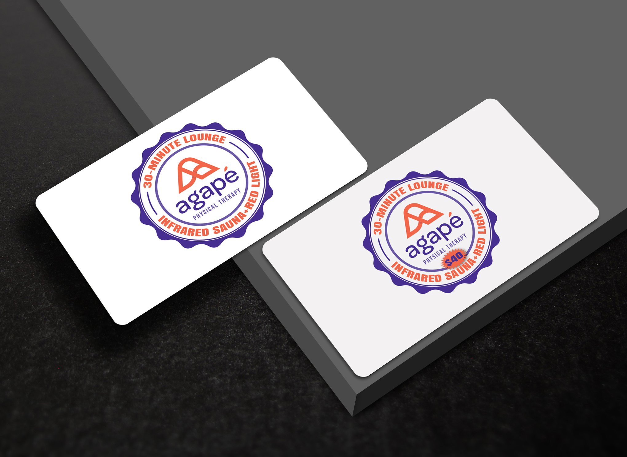 Design de Carte de Visite par Ekramul Hossen 2 pour Agapé Physical Therapy | Design #37186623