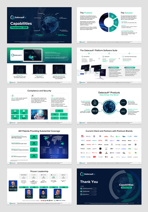 PowerPoint Design by Flatmilter for Angry Apples Marketing | Design: #37194089