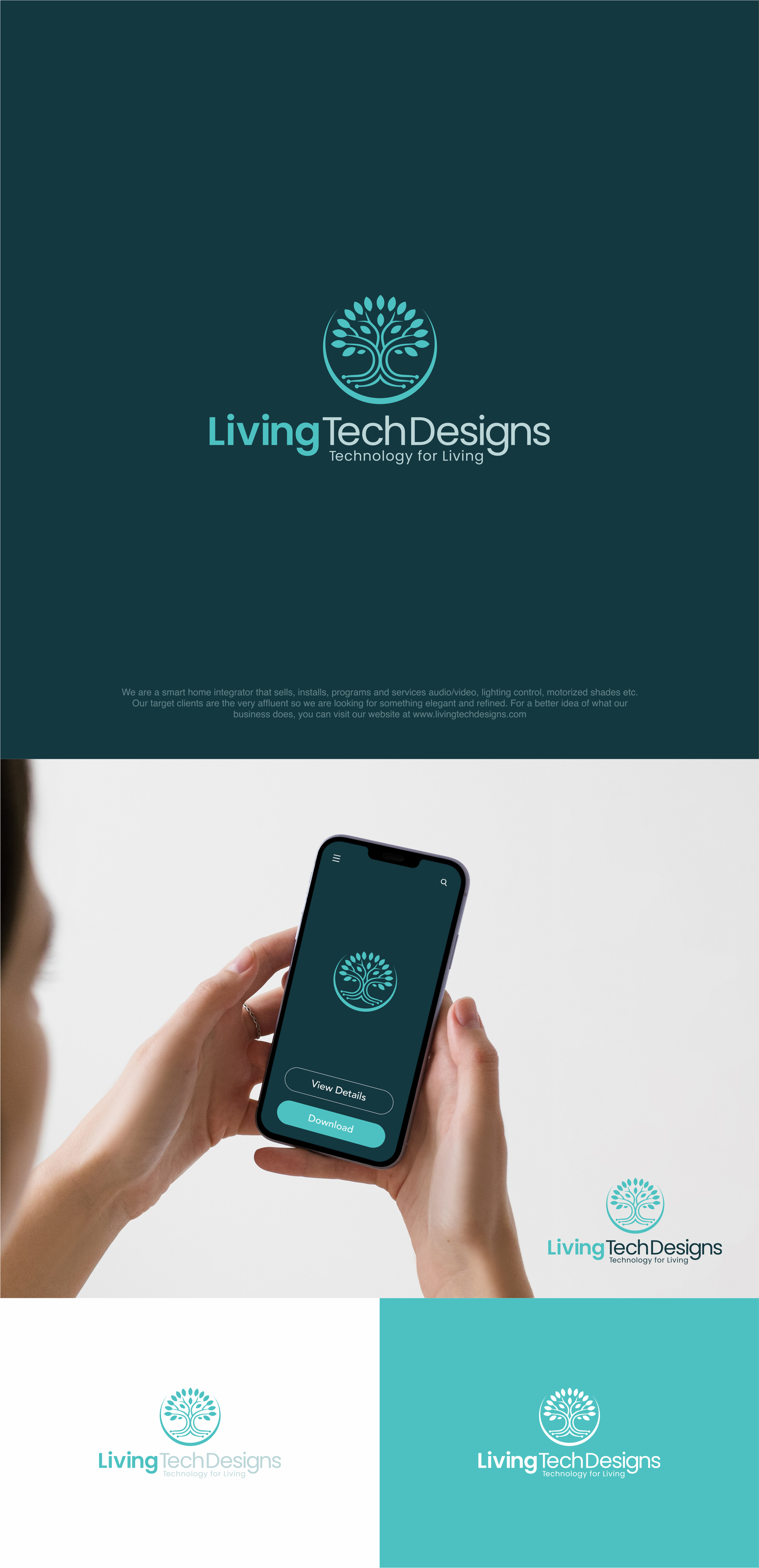 Logo-Design von melzh für Living Tech Designs | Design #37194141