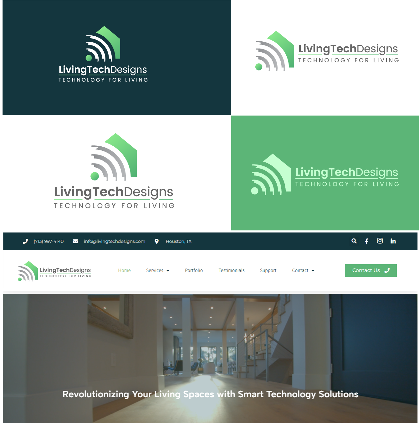Logo-Design von RA-bica für Living Tech Designs | Design #37192297