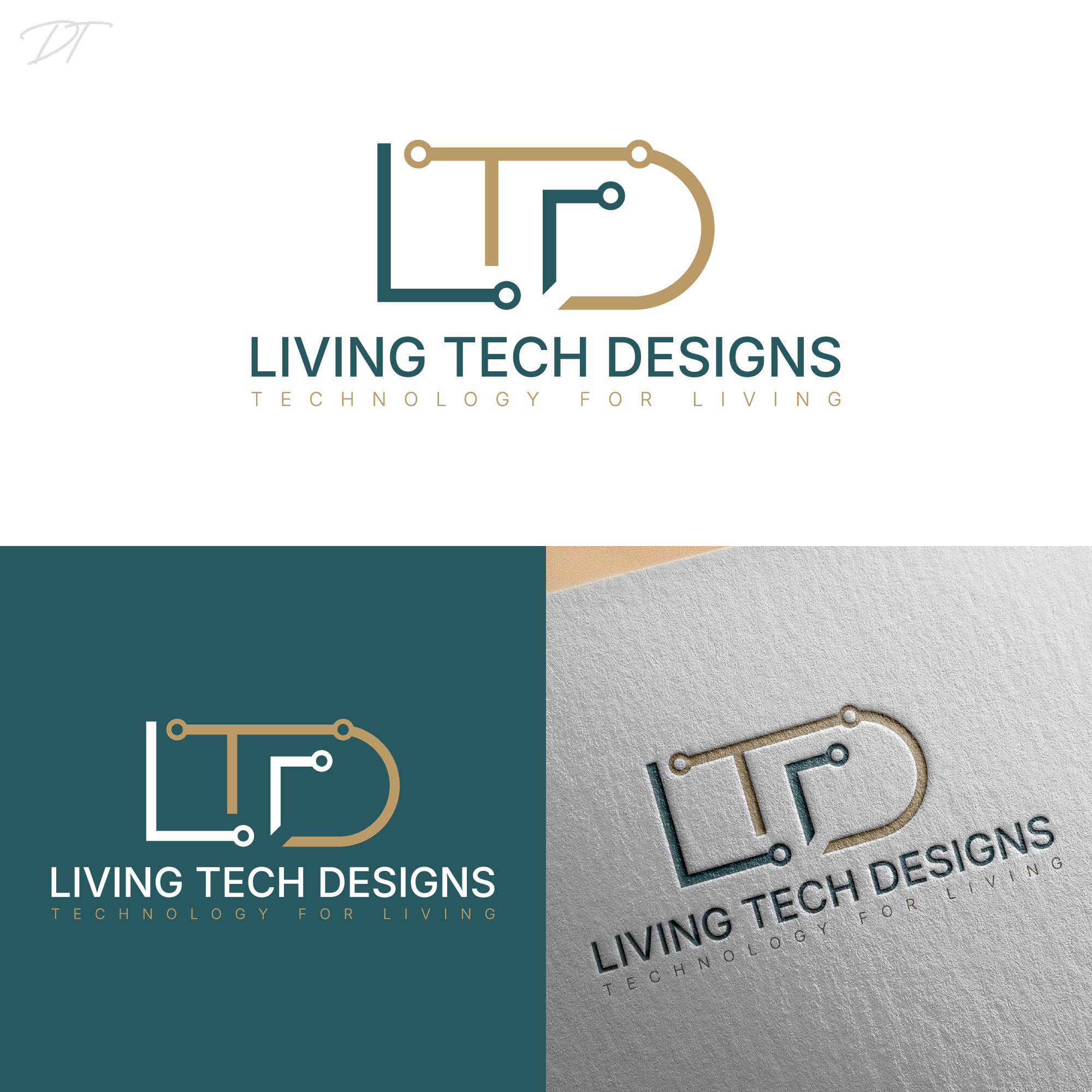 Logo-Design von Talha Ahmad für Living Tech Designs | Design #37191965