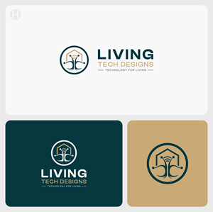 Logo Design by Talha Ahmad for Living Tech Designs | Design: #37191968