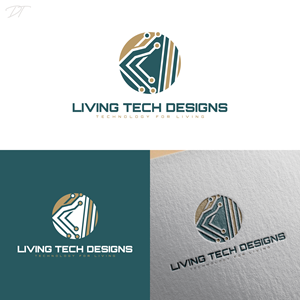 Logo Design by Talha Ahmad for Living Tech Designs | Design: #37191969