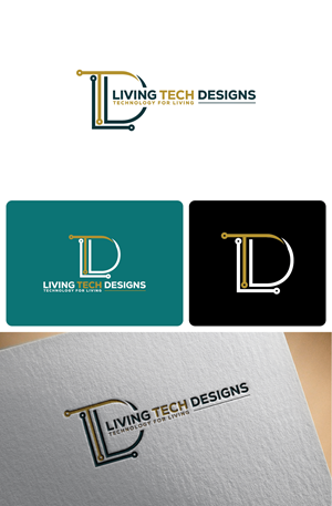 Logo Design by Talha Ahmad for Living Tech Designs | Design: #37191973