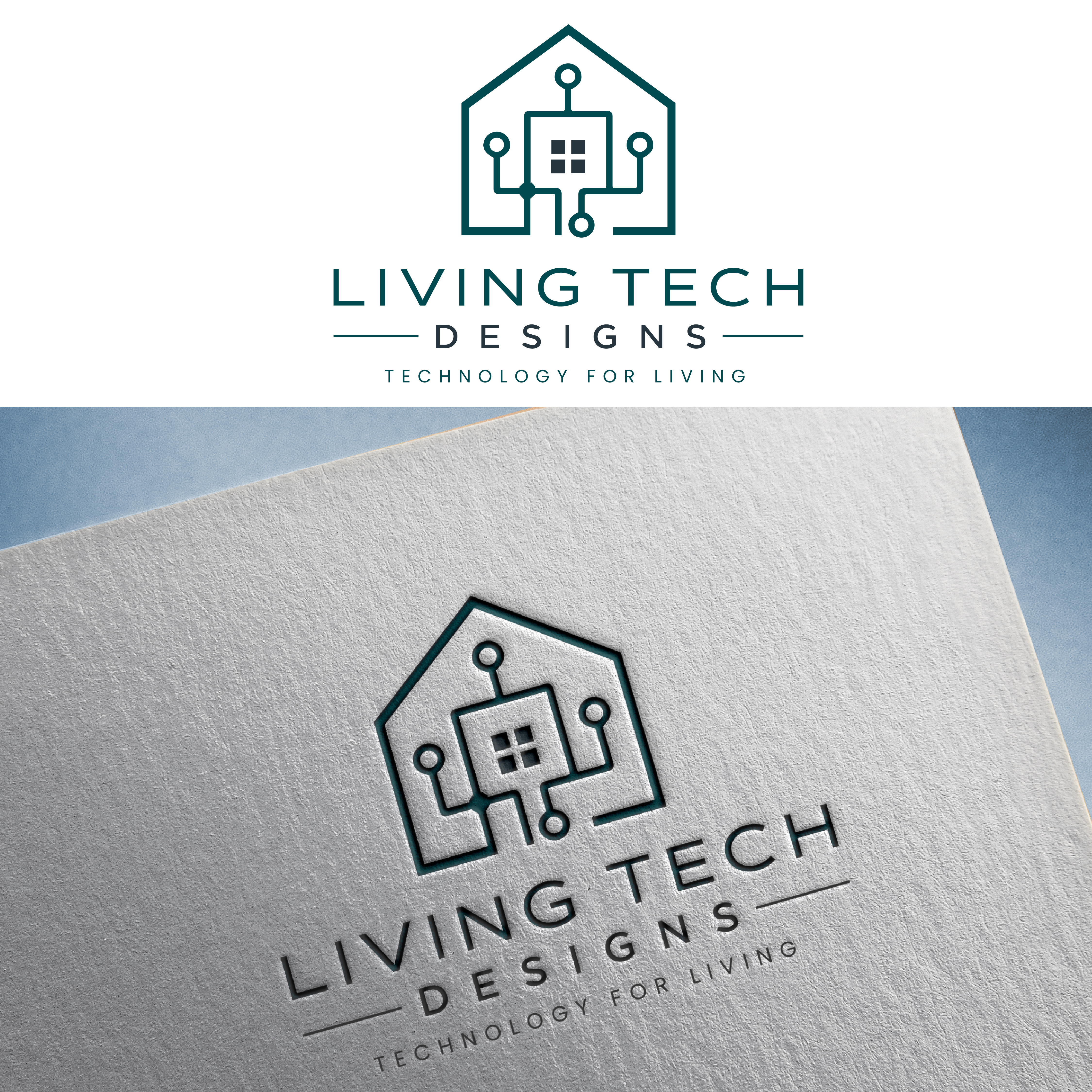 Logo Design by Shariqology for Living Tech Designs | Design #37191136